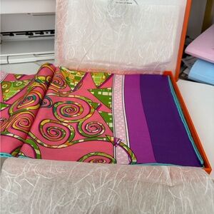 Aurora Vibrant Pink and Purple Scarf